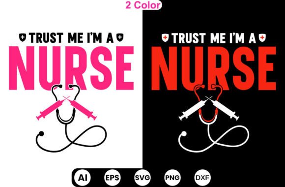 Nurse T-shirt Design Graphics for Crafts