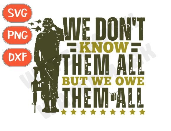 Soldier SVG Graphics for Memorial Day T-Shirt Designs